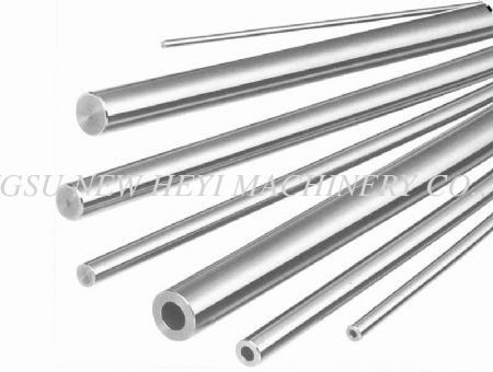 angepasste CK45, ST52, 20MnV6 Stahlleiterstange Hartchromplattierte runde Stange, 30mm, 35mm, 40mm